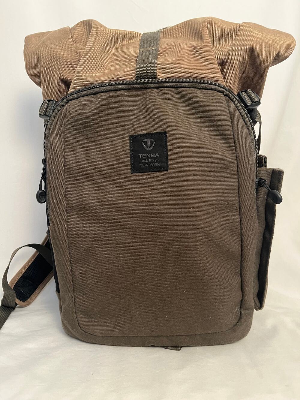 Tenba Fulton 14 Camera Backpack Brown Rolltop Photography Bag